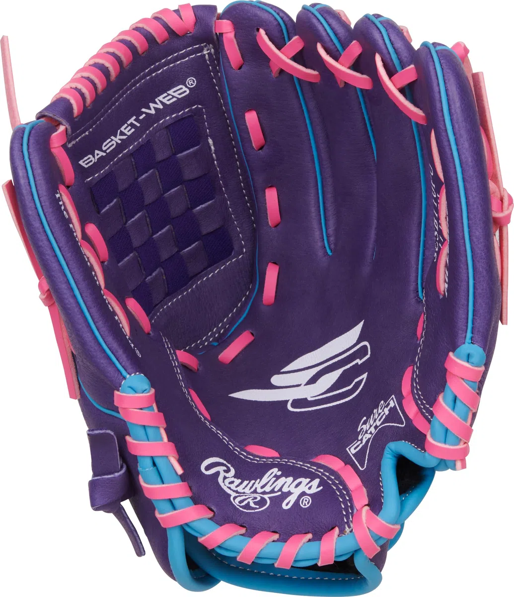Gant de Softball Rawlings Sure Catch pour Jeunes | Tailles 25,4 cm - 31,75 cm | Plusieurs Styles