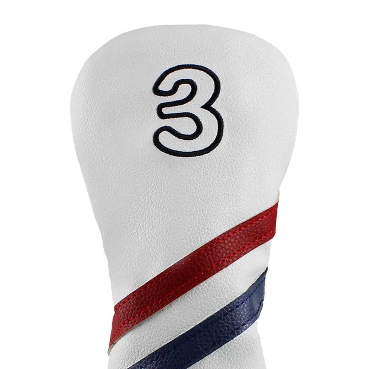 F Fityle Couvre-Chef de Club de Golf en Bois, Couvre-Chef en Cuir PU pour Femmes et Hommes avec étiquettes numériques, Housse de Protection, Accessoires de