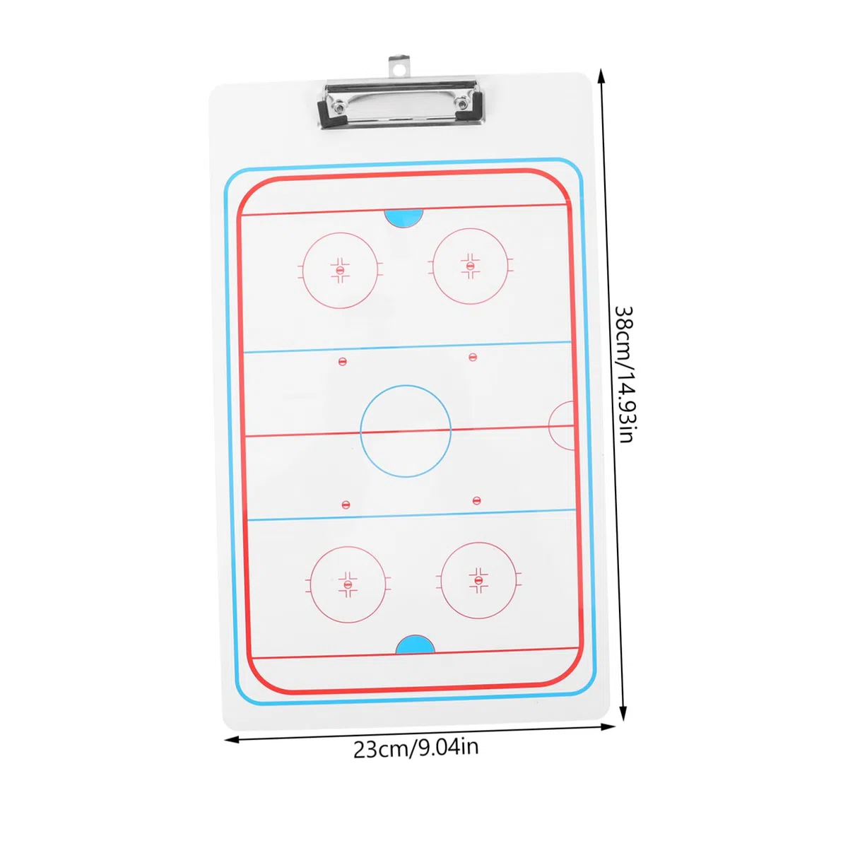 Planche de Hockey sur Glace - Cadeau de Basket-Ball - Cadeau pour Tableau Blanc - Hockey - Planche de Serrage utile - Planche d'entraînement de Sport - Tableau PVC