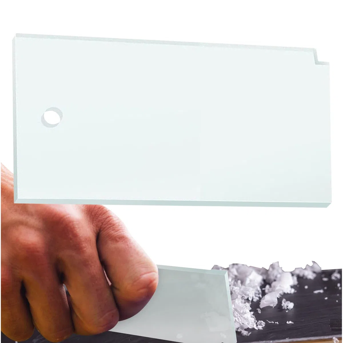 Raclette À Fart Pour Ski - Outil De Nettoyage Fart Pour Snowboard | Accessoires De Préparation Rectangle Pour Planche | Destiné À L'Entretien Base Ski & Snowboard, Lissage Pour Hommes, Femmes