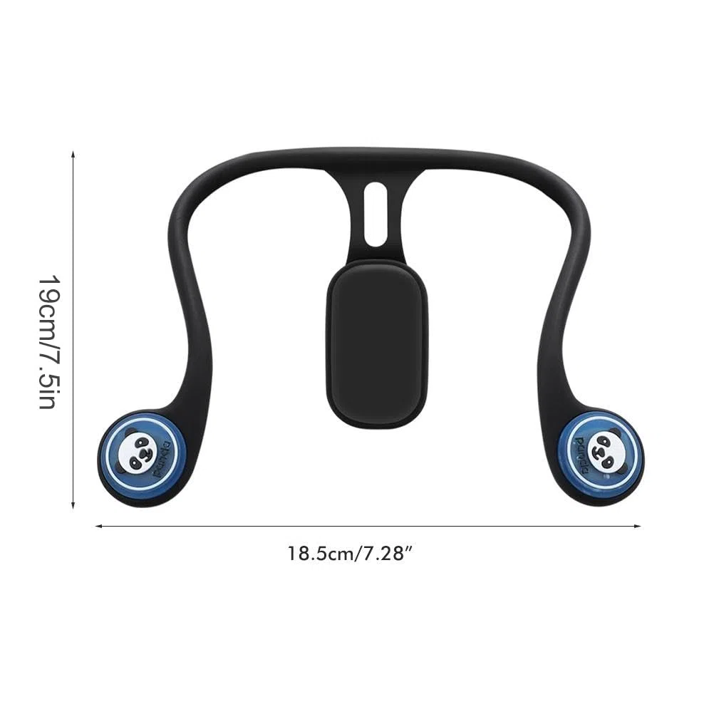 Chrees Correcteur de Posture en Silicone, Correcteur de Posture Intelligent, Entraîneur de Cou Suspendu, Rechargeable, Silicone, Attelle Dorsale, Alerte de Vibration pour