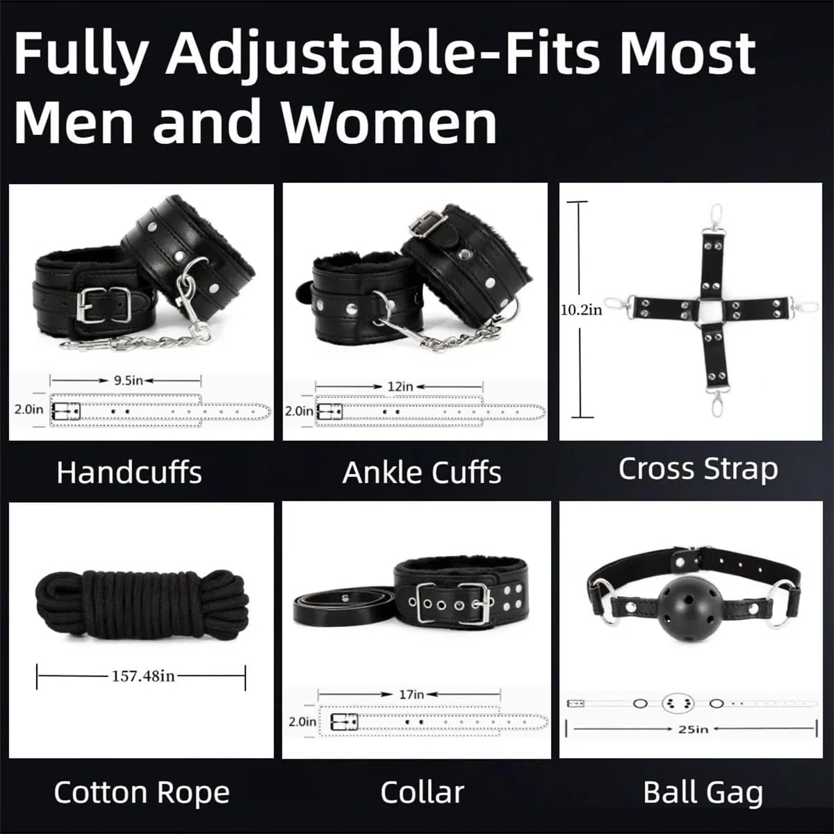 12-en-1 Ensemble De Yoga Réglable En Cuir Noir Multifonctionnel Pour Les Chevilles, Les Ligaments Élastiques, Le Pilates, Les Poignets Et L'entraînement Athlétique, Cadeau Original - K6