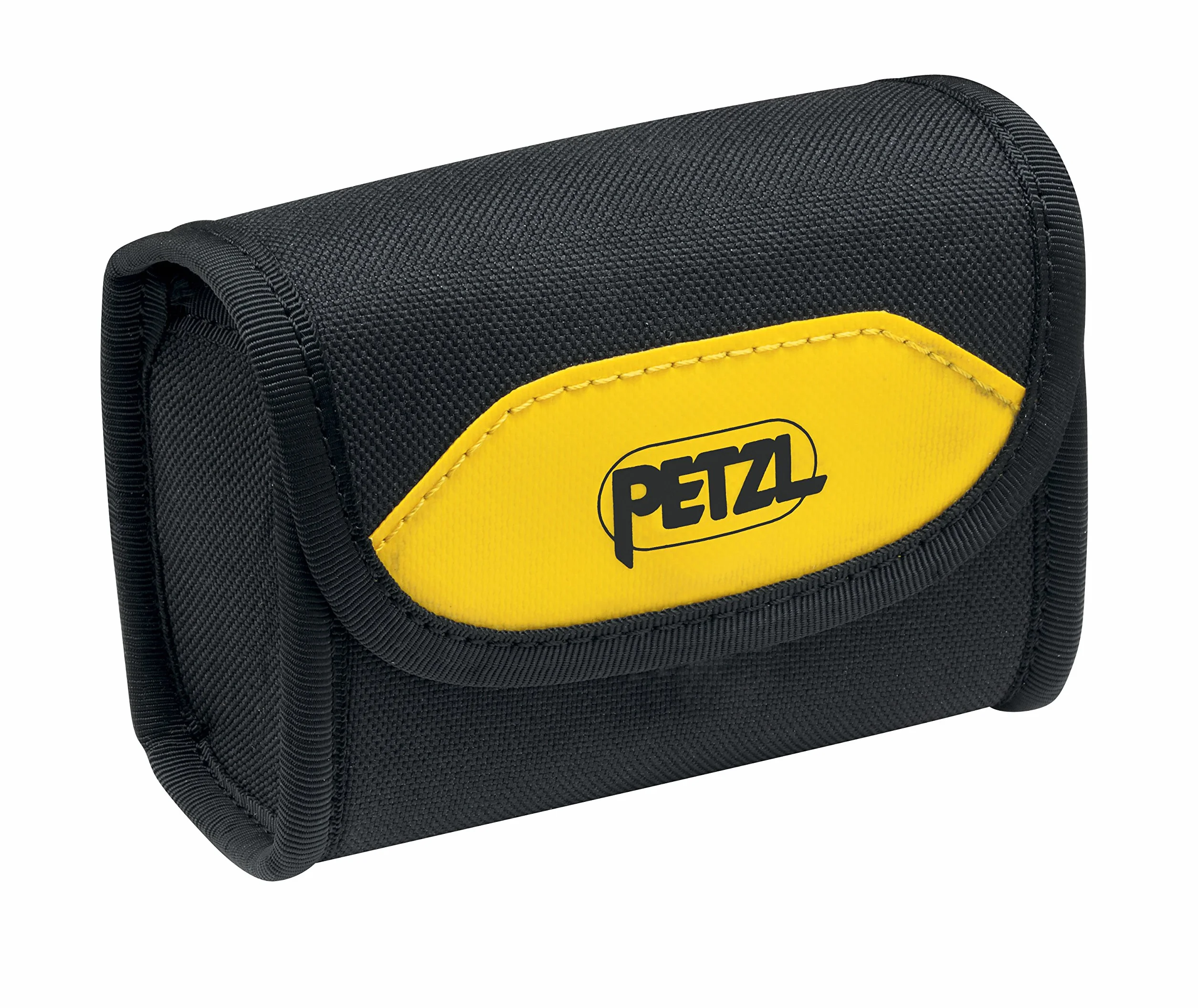 PETZL Poche PIXA E78001 Pochette de Transport pour Lampe Frontale PIXA Jaune/Noir