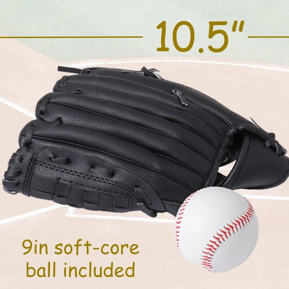 Urby Gant de baseball pour gaucher, gant de baseball pour gaucher et main gauche uniquement. Gants de baseball T-ball et jeunes.