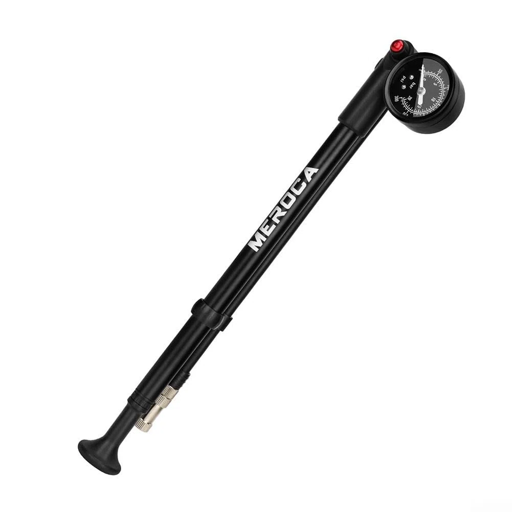 Pompe à haute pression, en alliage d'aluminium - Pompe à suspension portable pour vélo - 300 PSI