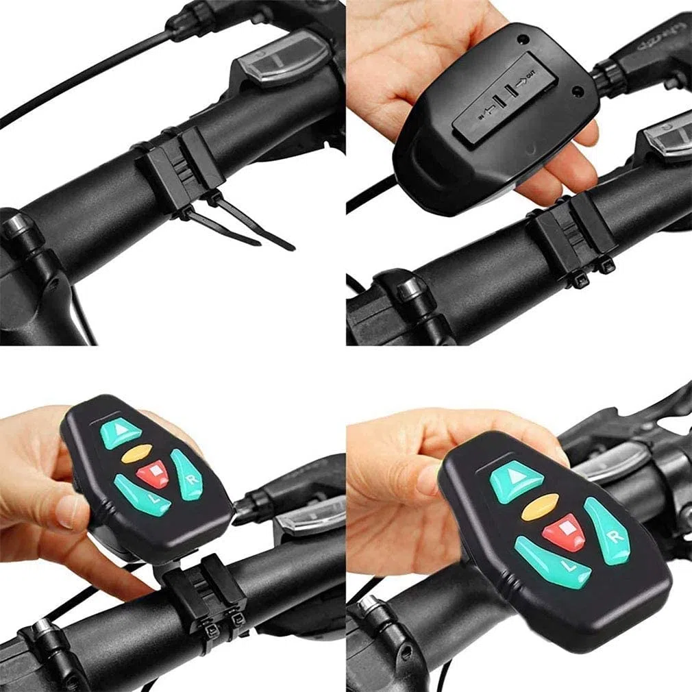 Gilet Dossard à 48 LEDs Clignotant réfléchissant avec Signalisation de Direction pour Vélo et Trottinette. Télécommande et Rechargeable. Vendeur français et Stock en France.