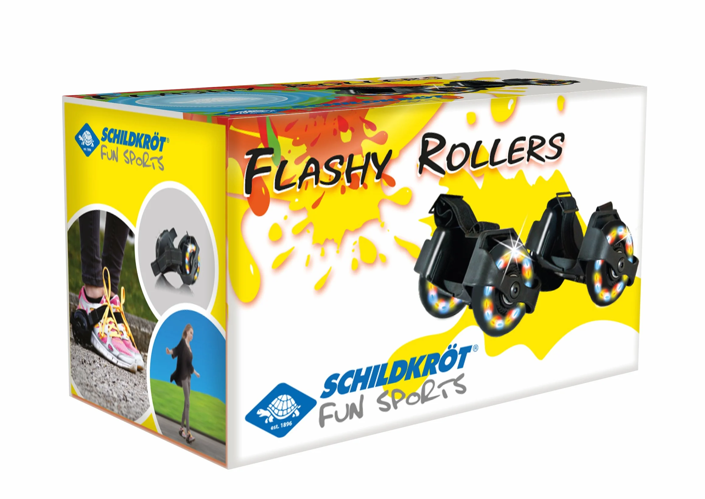 Schildkröt Flashy Rollers, Roues à Chaussures avec Éclairage LED, 970302