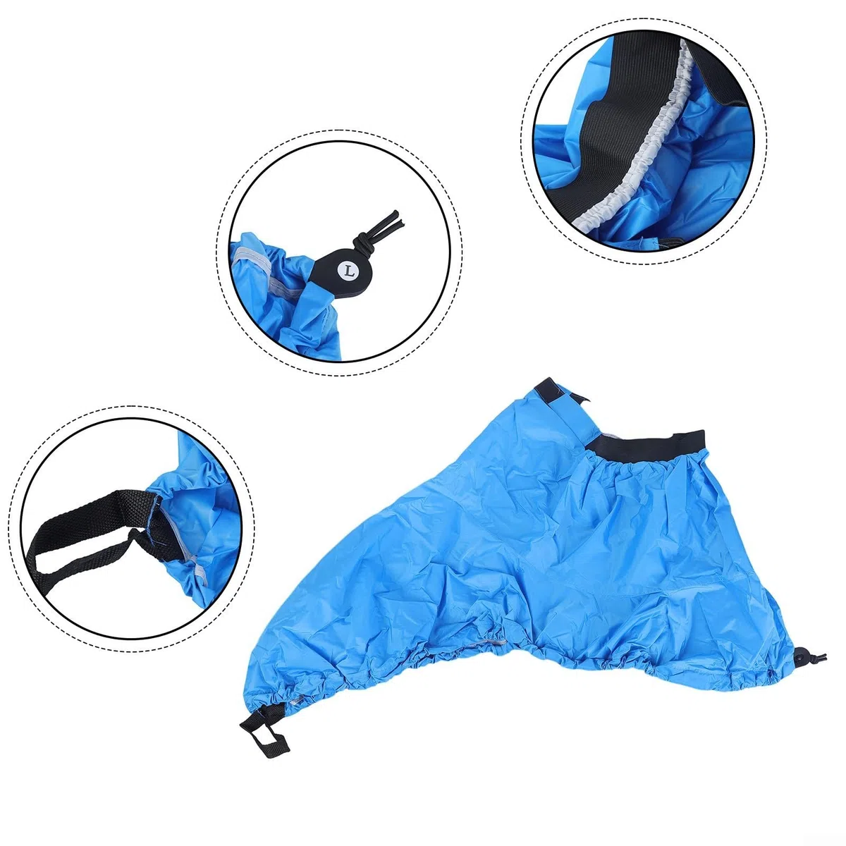 Stay Comfortable - Jupe de cockpit - Taille réglable - Pour kayak, canoë, bateau - Taille XL - Bleu