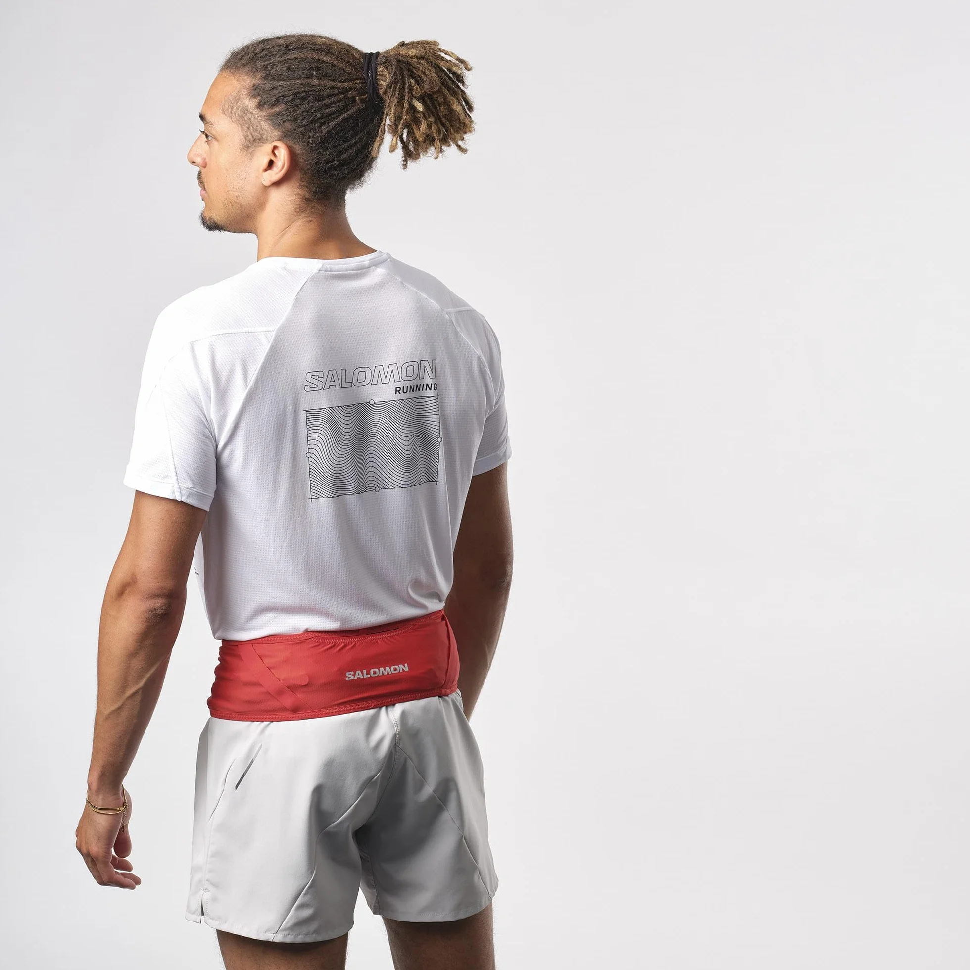 Salomon Pulse Ceinture de Course légère et ajustée en Tissu Respirant, Poches sécurisées et Design Minimaliste, Parfaite pour Les Courses Courtes ou Techniques