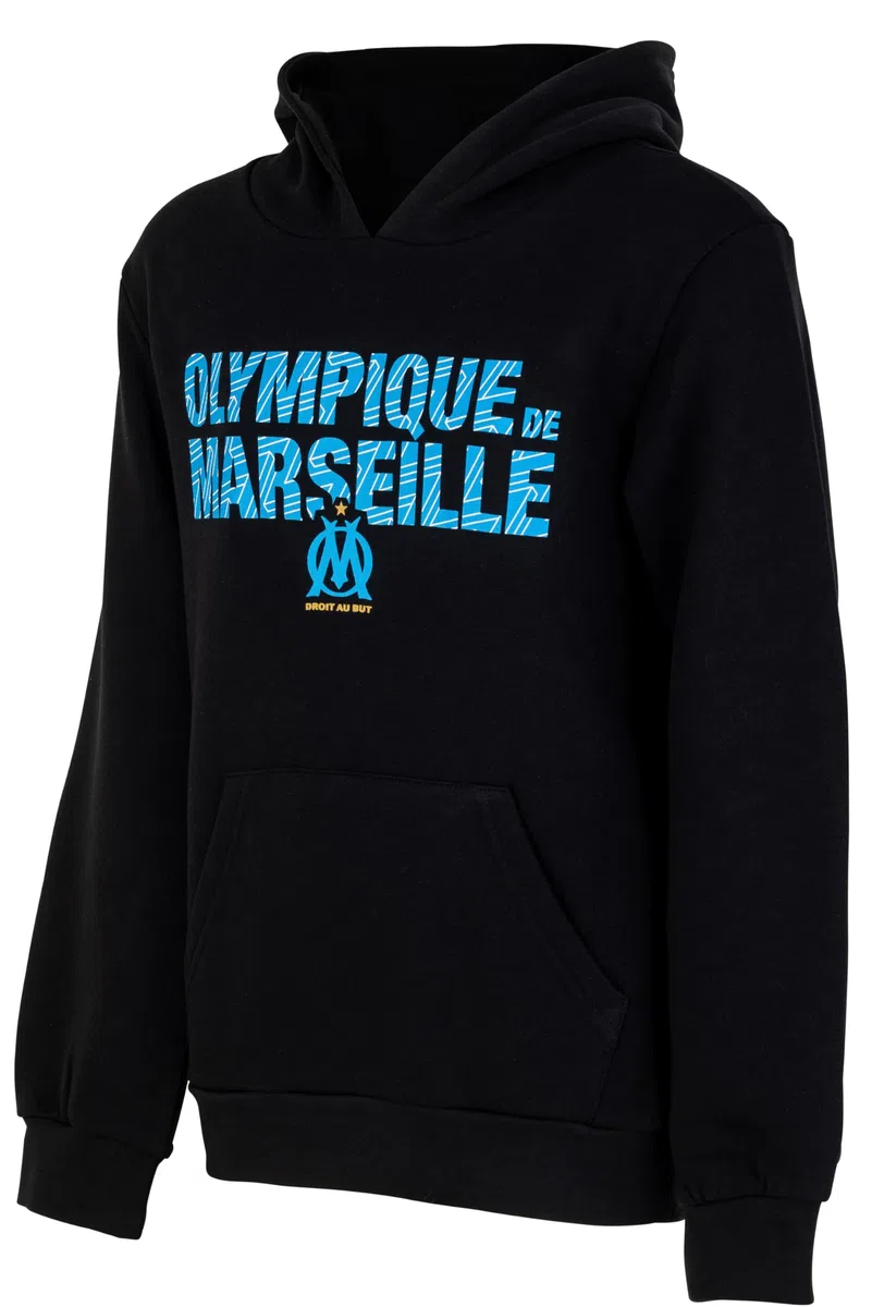 OLYMPIQUE DE MARSEILLE Sweat Capuche Fan Om - Collection Officielle