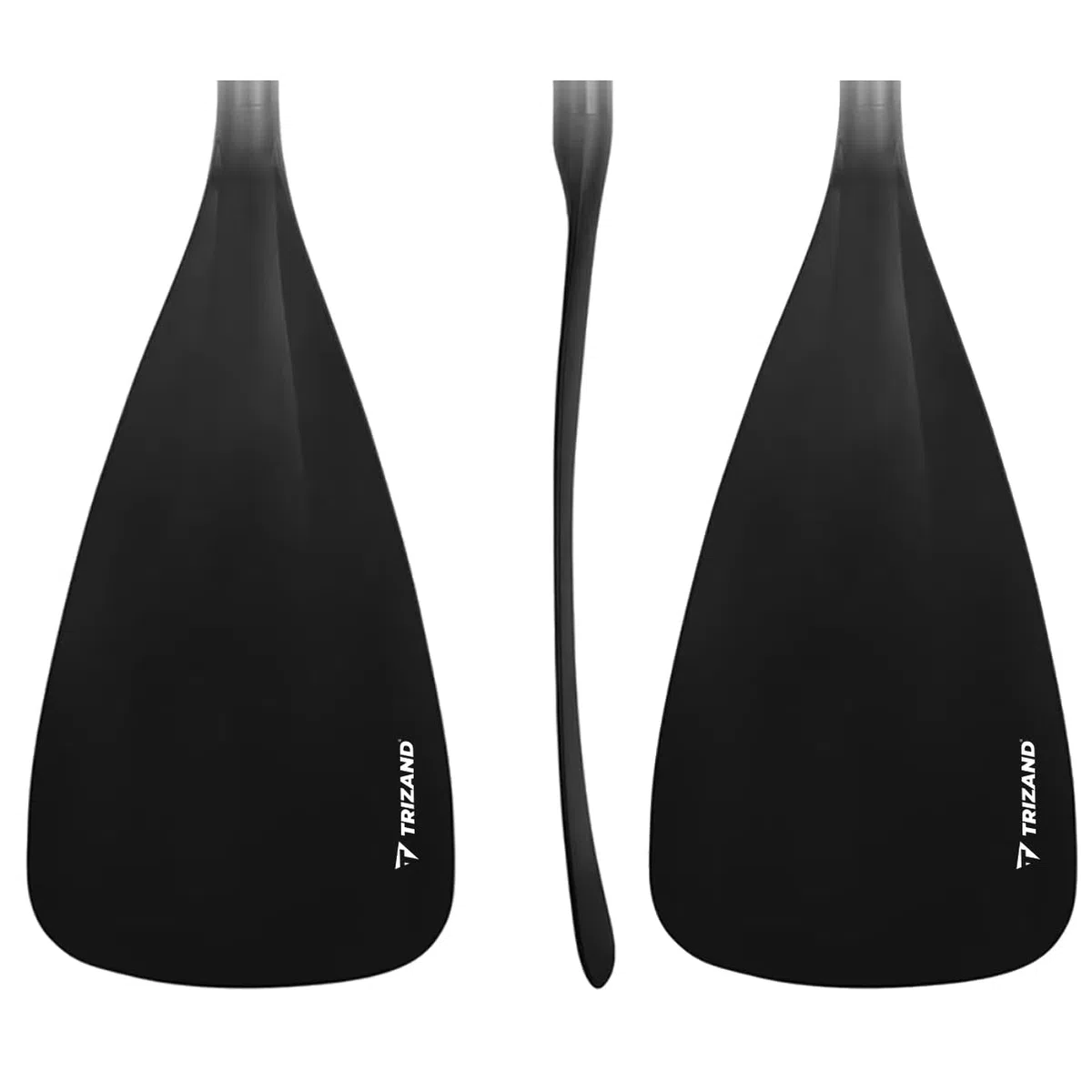TRIZAND Pagaie SUP et kayak 2 en 1 - Réglable de 163 à 229 cm - 4 pièces - Légère et robuste - Aluminium + nylon - Pour paddle et kayak - Noir
