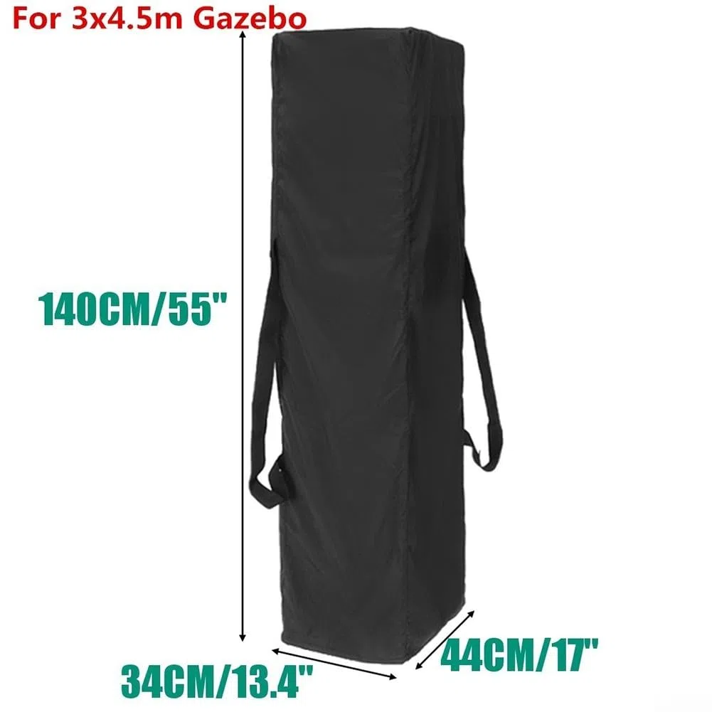 Sac de rangement pour tente, 140 x 34 x 54 cm, sac de rangement 210D noir, sac de rangement portable pour chapiteau (140 x 34 x 54 cm)