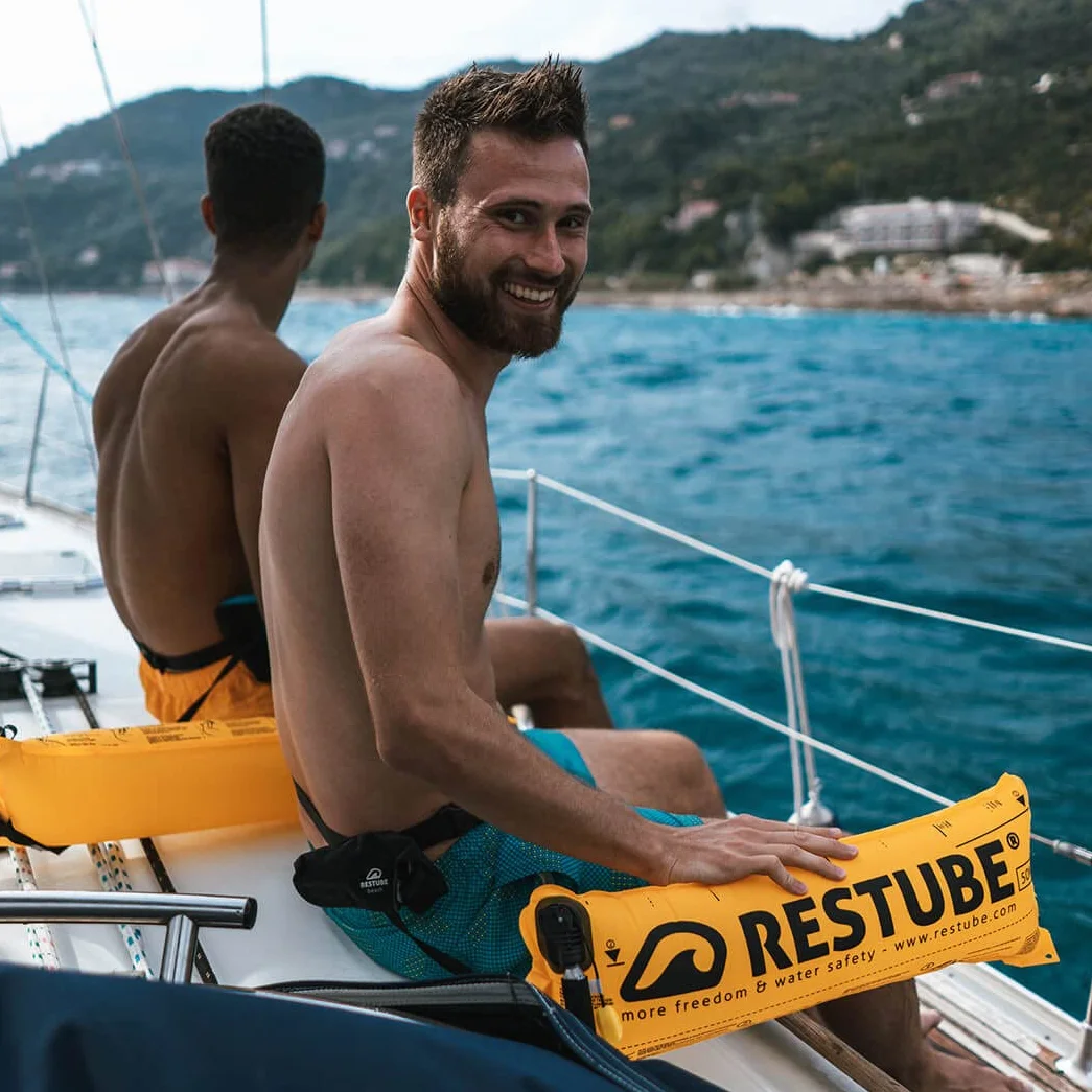 Restube Beach Cartouches de CO2 de Rechange pour Bouée de Sauvetage Gonflable - Lot de 6 Capsules à Air Comprimé de 10.9g pour Aide Flottante Natation