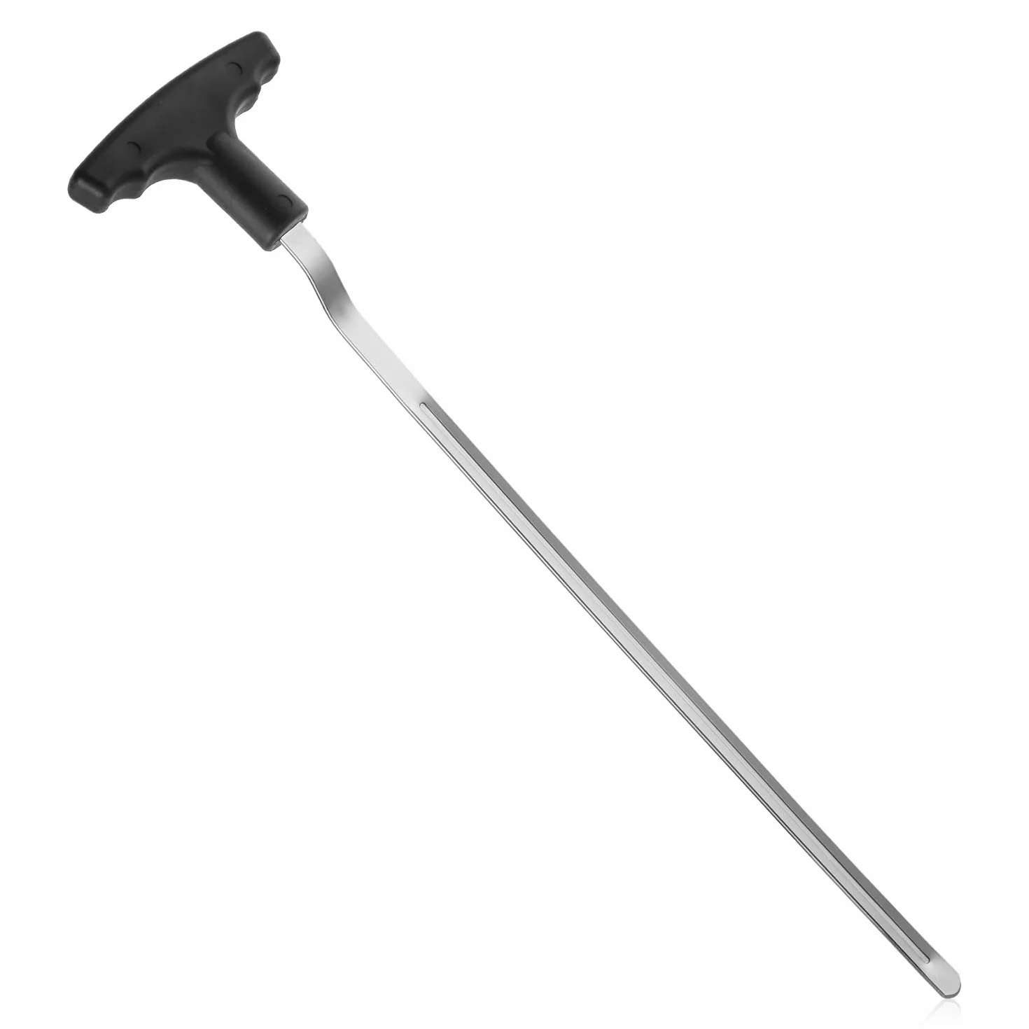 PEUTIER Outil de Retrait de poignée de Golf, 27,9 cm avec rainure en V pour poignées oscillantes de Longueur Standard, en Acier à Haute teneur en Carbone, Accessoires pour enlever la poignée