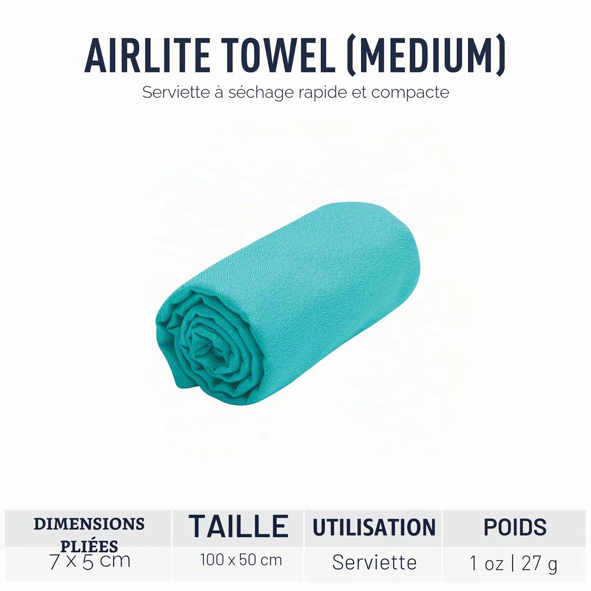 Toalla AIRLITE M azul
