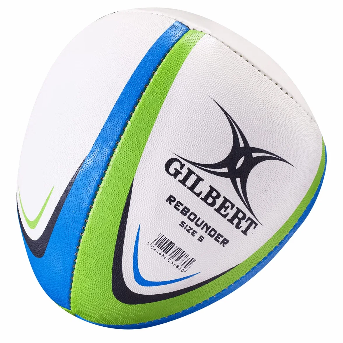 rebond Match Poids d'entraînement Ballon de rugby – Blanc/Vert/Bleu