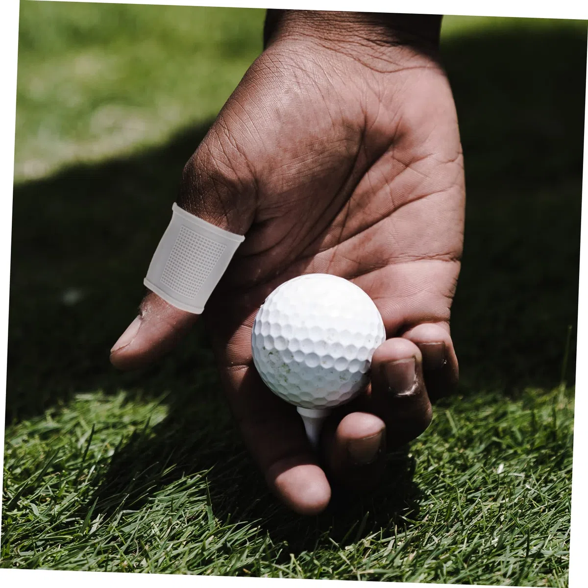 Manchons de Doigt 8pcs pour Golf Homme en Silicone Protège-doigts Antidérapants Protège Ampoules et Douleurs, Entraînement Golf et Bowling