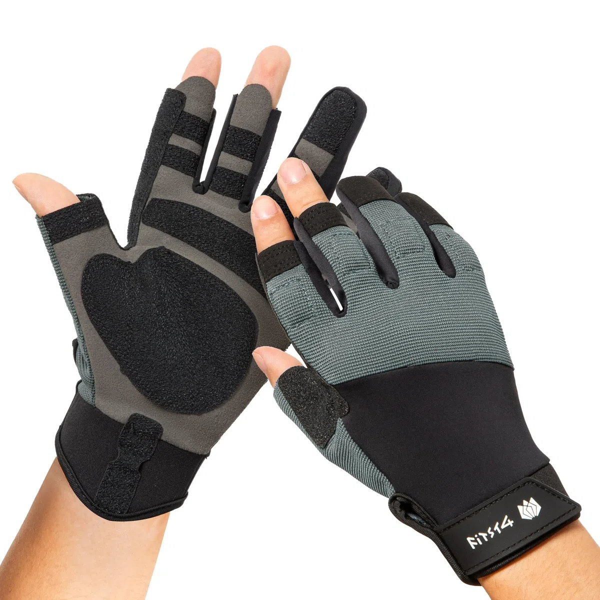 FitsT4 Sports Gants de voile pour homme - Gants de pagaie pour kayak, voile, pagaie, pêche, pêche, dinghy, bateau gonflable