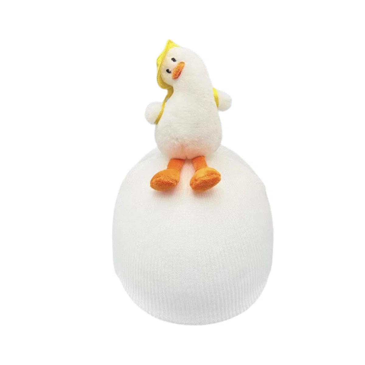 Fenteer Couvre-Casque de Ski Tricoté Accessoire Adorable Casque Universel Respirant Élastique Protection Décoration Douce Adapté Aux Sports d'hiver Vacances S, Blanc
