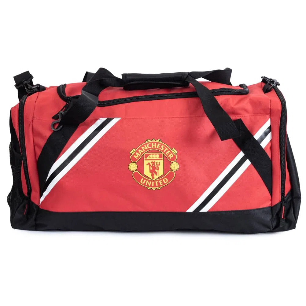 FOCO Sac fourre-Tout sous Licence Officielle Manchester United FC Core Stripe, Manchester United FC, Fourre-Tout