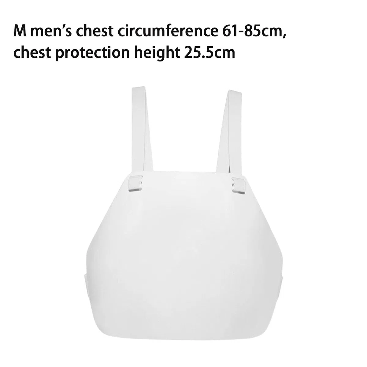 F Fityle Escrime Sports Poitrine Protège-Poitrine Unisexe Escrime Gears Doux pour Volleyball Karaté Baseball Heavy Punching Sparring Training, Homme, M