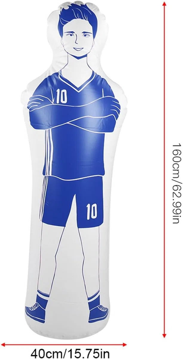 Mannequin gonflable pour entraînement de football, sac de frappe mural, sac de frappe, colonne de boxe, sacs de sable pour coups de pied, dribbles, exercices