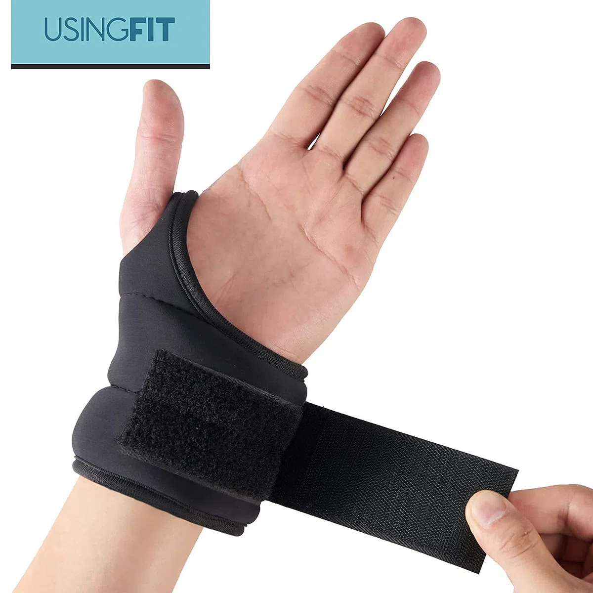 USINGFIT Poids Poignets Leste Poignet Gants Lestés 2 * 0.5kg / 2 * 1kg Bracelet Poids Musculation Wrist Weights