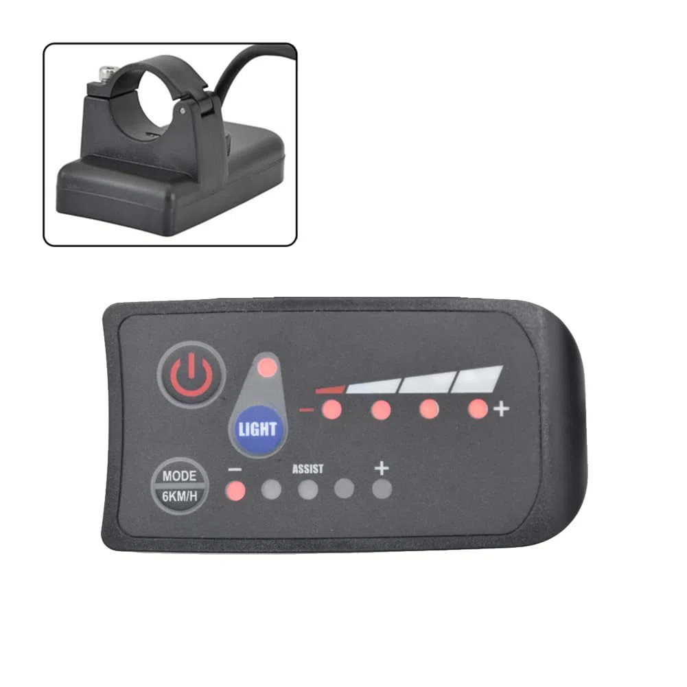 S810 Afficheur de Compteur pour Vélo Électrique 36 V IP65, 6 broches
