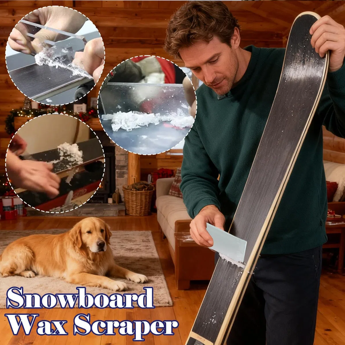Raclette À Fart Pour Ski - Outil De Nettoyage Fart Pour Snowboard | Accessoires De Préparation Rectangle Pour Planche | Destiné À L'Entretien Base Ski & Snowboard, Lissage Pour Hommes, Femmes