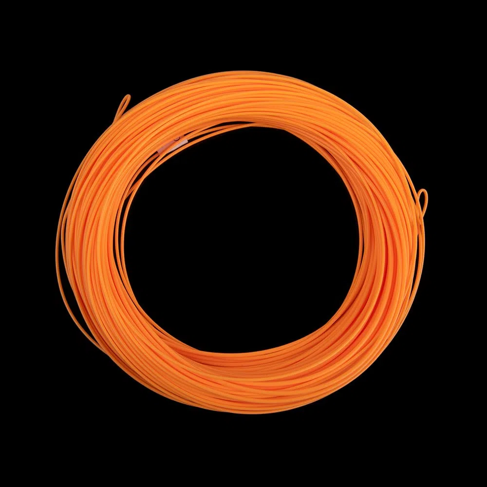 Goture Ligne de pêche à la mouche, 8 tresses, 9 kg, 13,6 kg, pour truite, bar, brochet dans l'eau salée, orange, blanc, jaune, blanc/noir, jaune