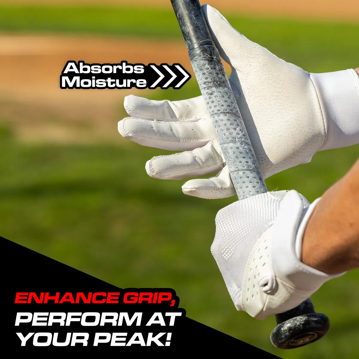 GoSports Sac de colophane – Poudre Multi-Sport Dry Grip pour Baseball, Softball, et Plus Encore – Comprend Un Sac refermable