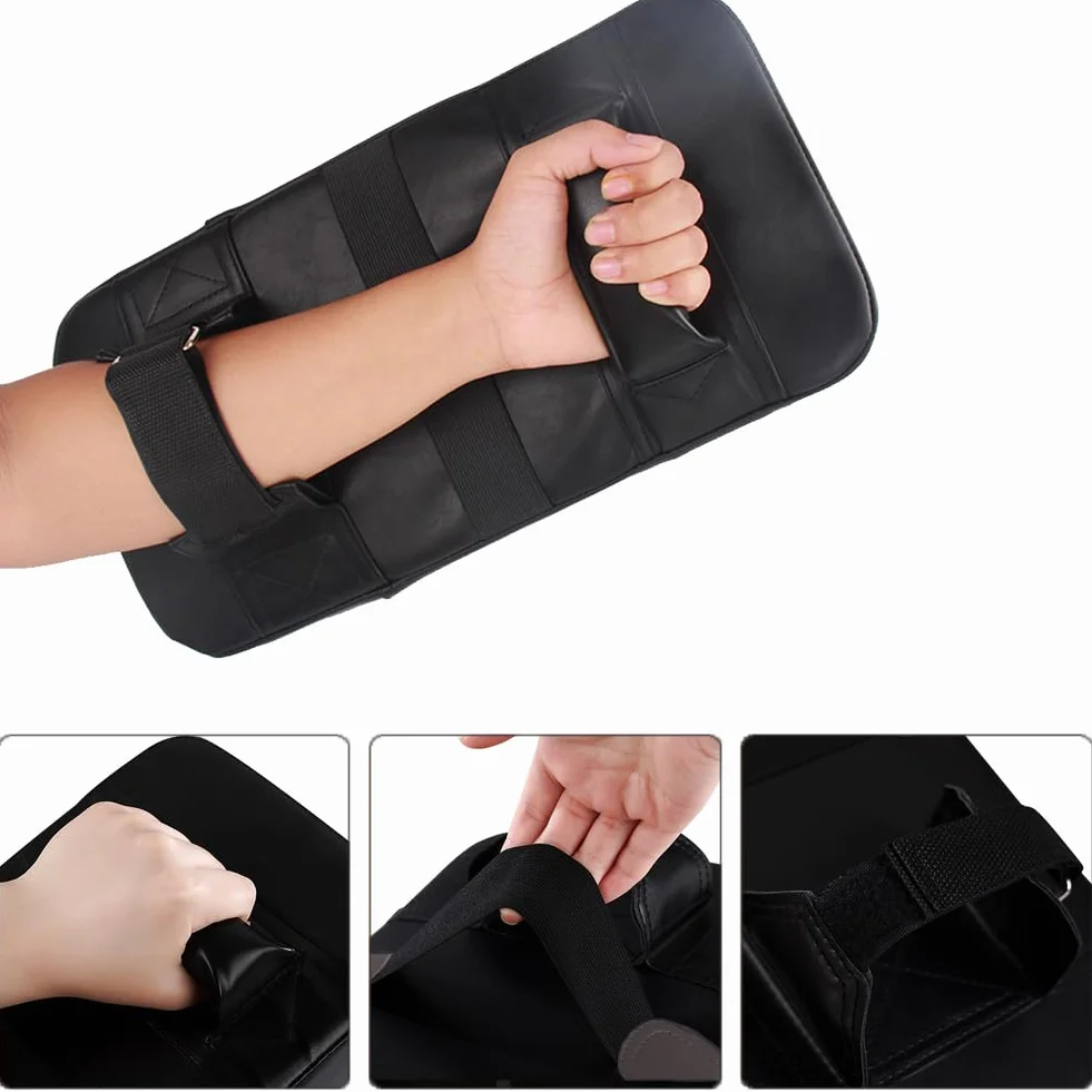 Kit de Pattes d'ours Boxe, Bouclier de Frappe, Bouclier Courbe pour Boxe, Coussin de Frappe, pour Kickboxing, Muay Pattes d'ours, pour Taekwondo Kickboxing Muay Thai Karate