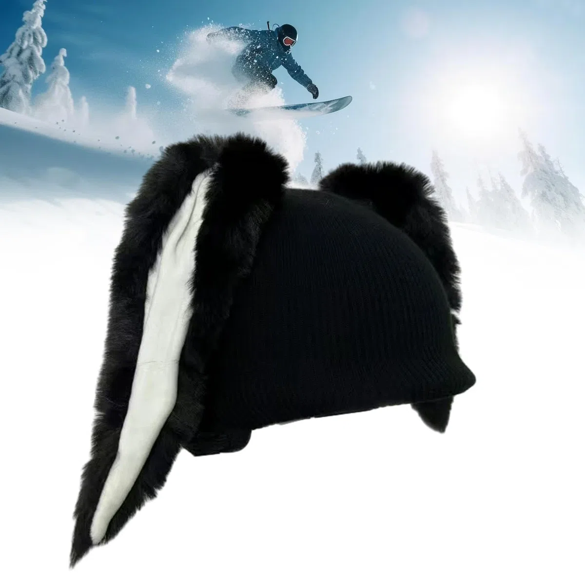 Amagogo Housse de Casque Moto en Peluche, Couvre-Casque Moto Amusante avec Motif Animal Mignon, Housse de Protection de Dessin Animé, Chaleur Hivernale, pour Hommes et Femmes