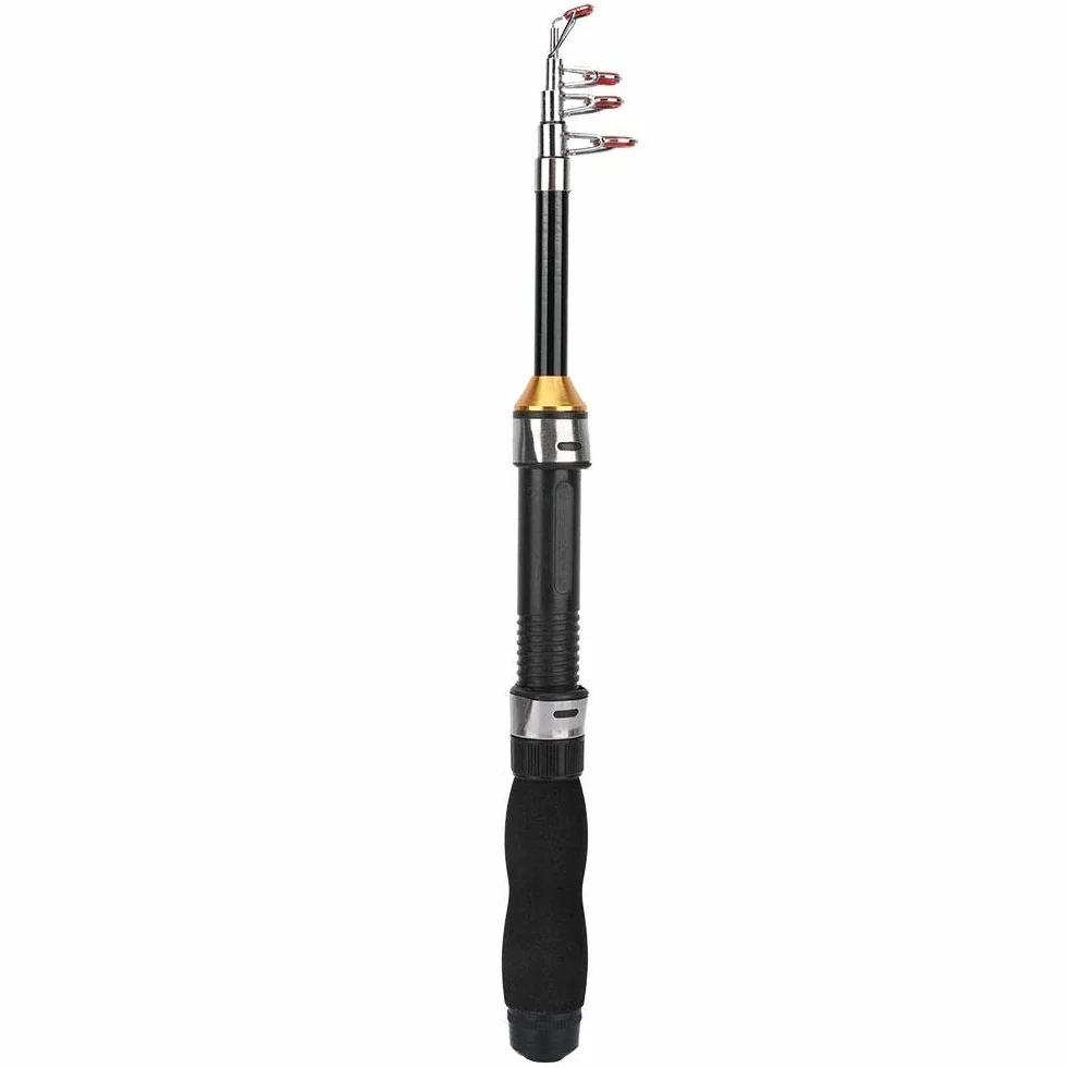 Alomejor Small Fishing Rods Sea Fishing Pole Mini Telescopic Fishing Rod 28049-100 for Fishing Outdoors