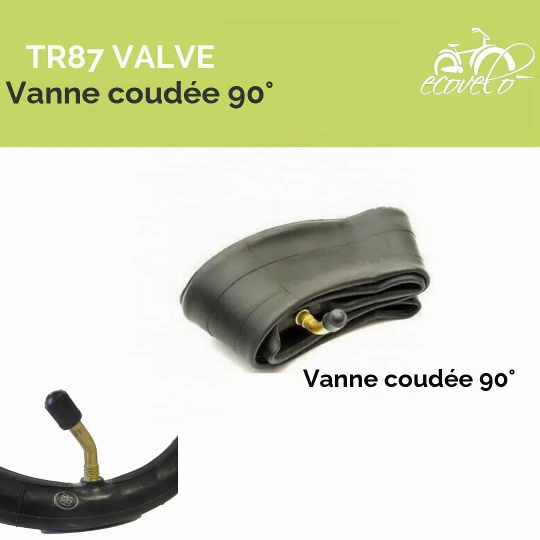 Ecovelò V.A, 2 pneus VTT 26 x 1,95 (50-559) + Chambres avec Valve américaine Unisexe, Noir, Taille Unique
