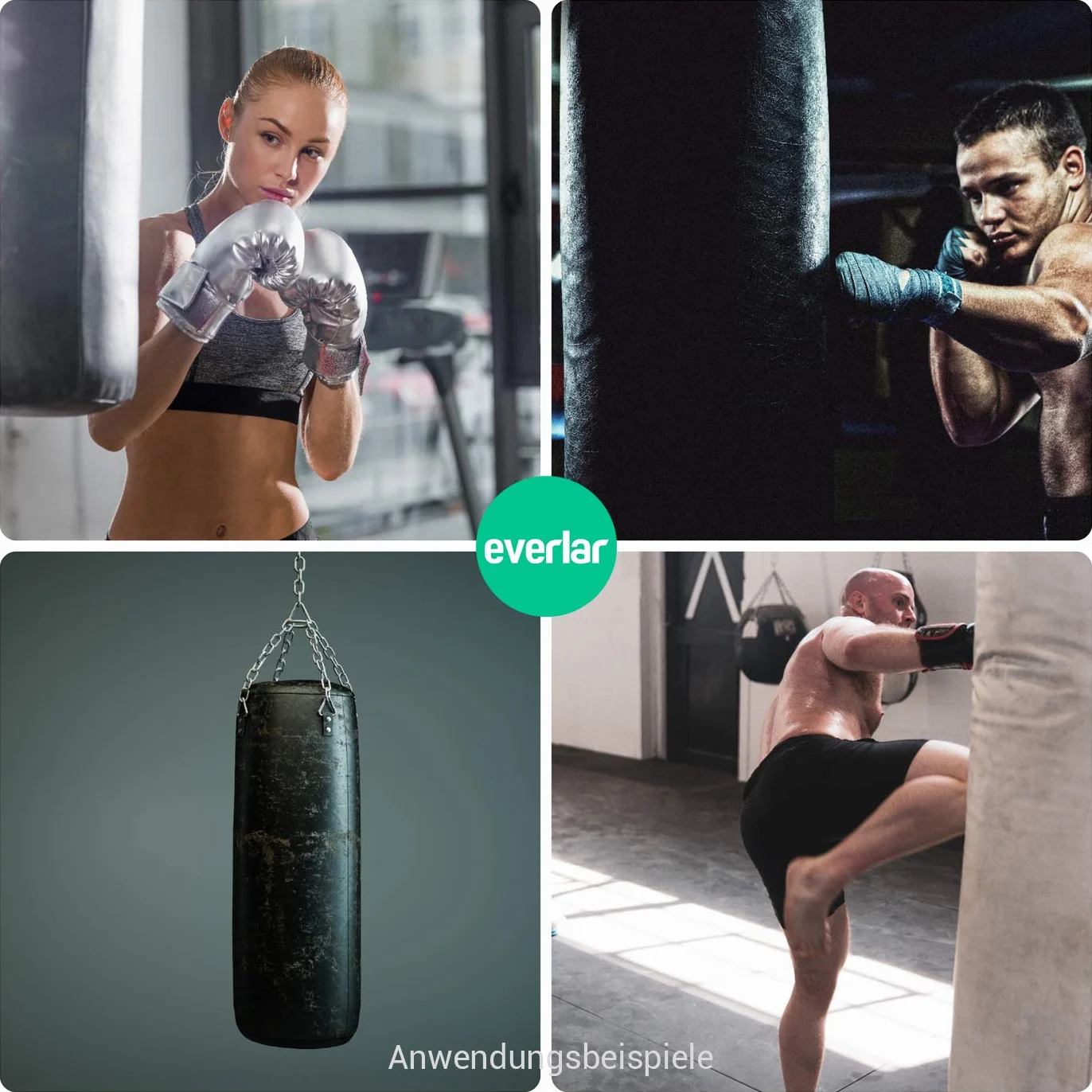 Anti Shock Ressort de sac de frappe avec 2 mousquetons I Qualité Made in EU I Sac de frappe parfait Accessoires pour la suspension du sac de frappe et du sac de sable I 130 kg