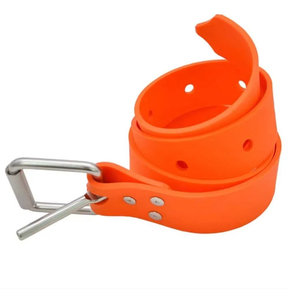 Ceinture De Lest en Silicone De Plongée Ceinture De Lest Marseillaise avec Boucle en Acier Inoxydable Ceinture Porteuse Accessoire De Plongée pour L'apnée