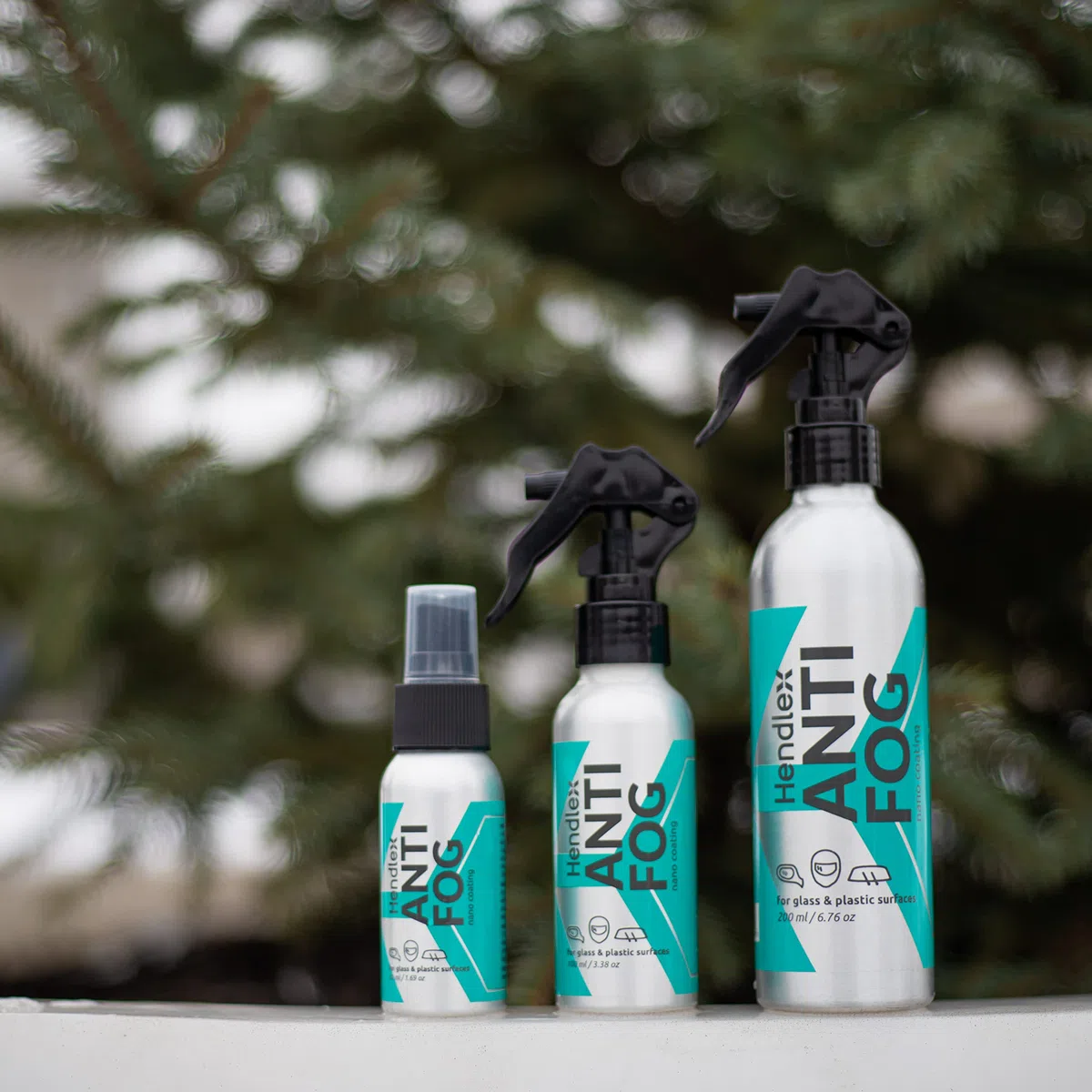 Hendlex Spray Anti Buée Voiture, Kit Anti Buée, Anti Buée Pare-Brise Intérieur, Anti Buée Casque Moto