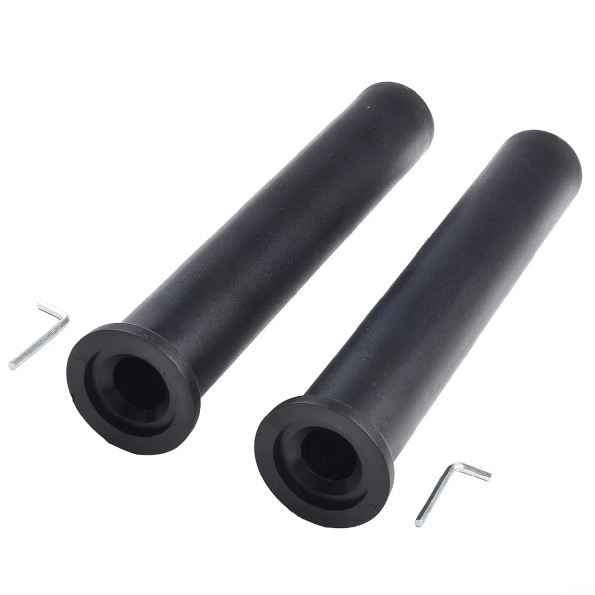 Lot de 2 manchons adaptateurs d'haltère, manchon adaptateur de plaque de poids convertit 2,5 cm à 5,1 cm pour les fentes squats, le levage des hanches, 30 cm