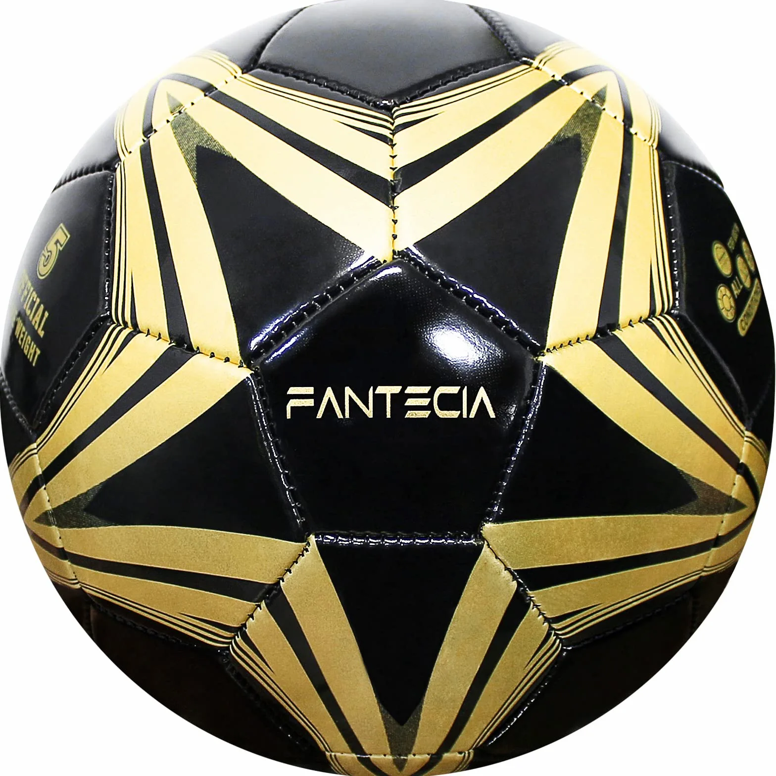 Ballon de football unisexe Taille 5, Ballon de match officiel, Ballon de football professionnel pour extérieur et intérieur pour adolescents et adultes.