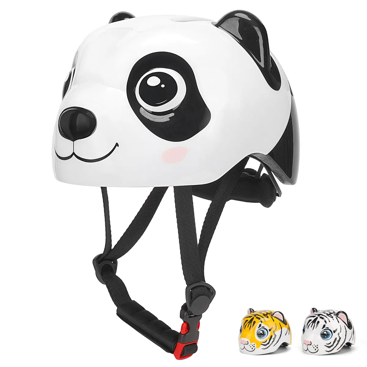 Casque Enfant 2-6 Ans Trottinette Vélo – Design Animal Mignon, Léger Ajustable – Multi-Sports Roller Draisienne – Taille 47-54 cm, Garçon & Fille