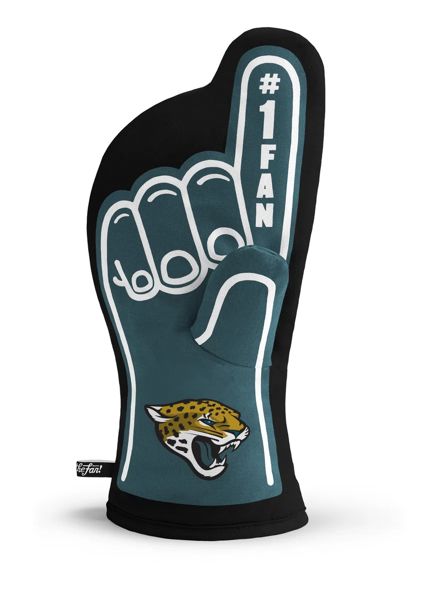 YouTheFan Gant de Cuisine Design breveté, sous Licence Officielle NFL, 100% Coton résistant à la Chaleur, pour Barbecue intérieur ou extérieur, Couleurs et Logo Officiels de l'équipe