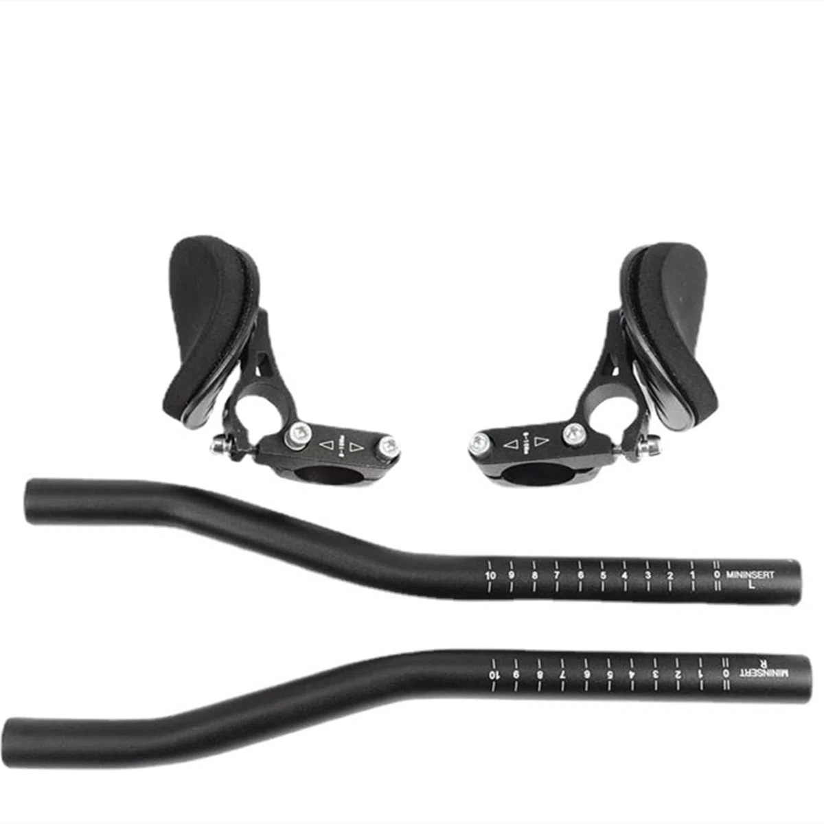 Rest Guidon d'Aluminium Réglable Appuie-Bras Barres pour Triathlon et Route VTT