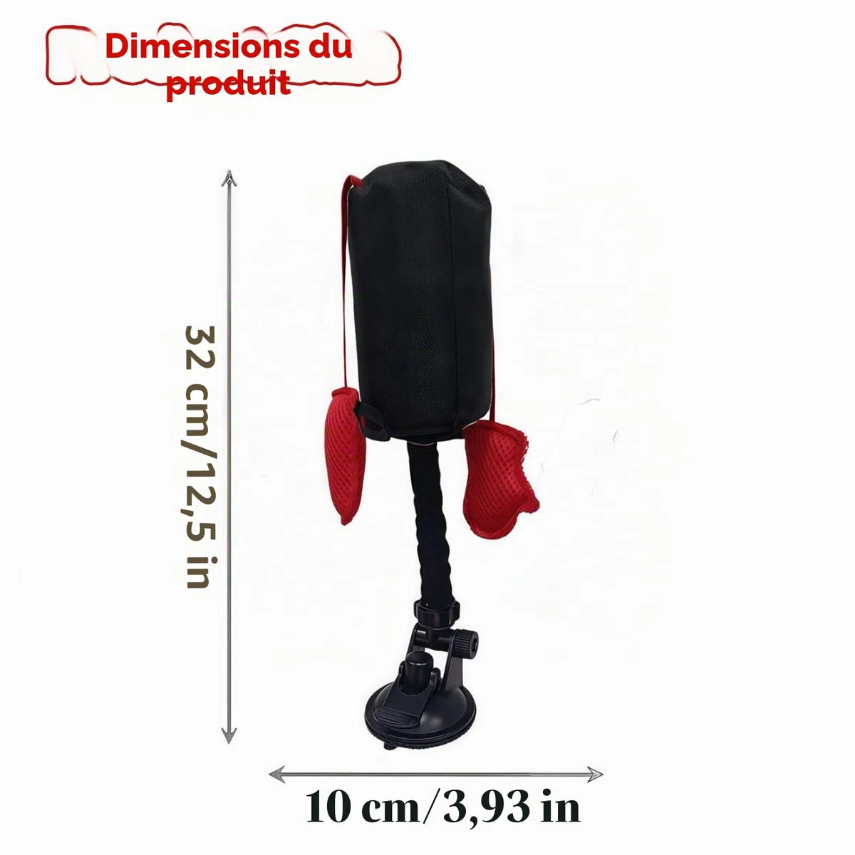 Sac de frappe pour chat - Sac de frappe amusant avec gants de boxe - Jeu pour tous (A)