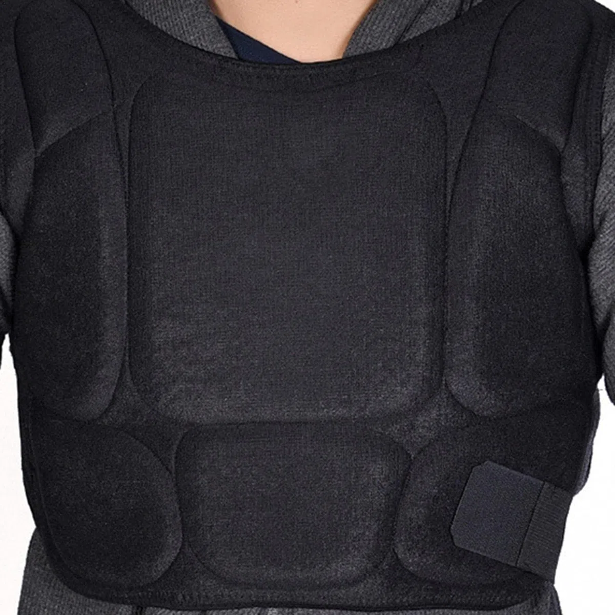 Plastron De Boxe Protection - Poitrine Garde Protecteur Adulte Enfants Karaté Taekwondo Formation Martiaux Poitrine Garde Gilet Boxe Karaté Corps, Doux Et Confortable Noir