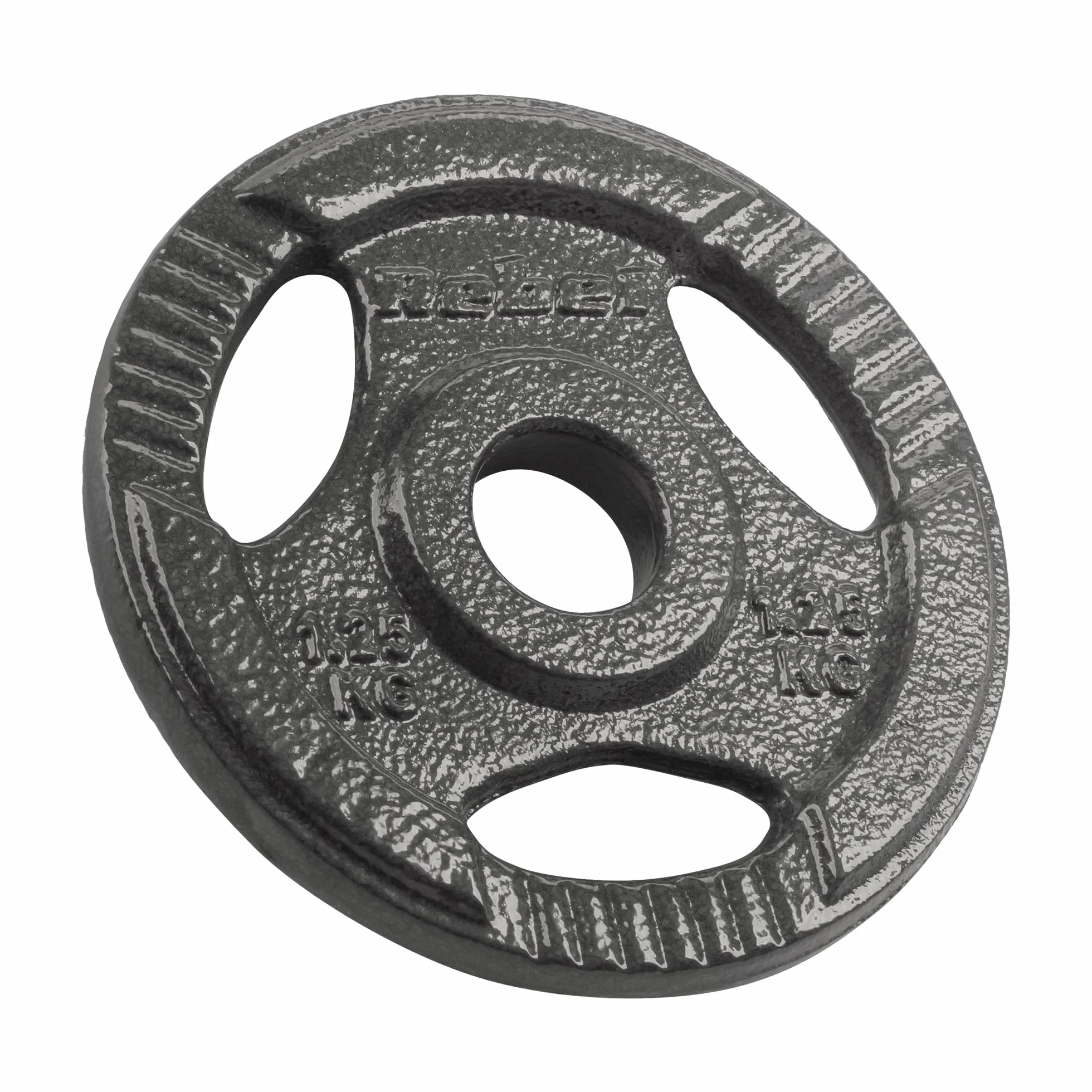 Rebelle Fonte Poids Set 4x1.25kg Trou 31mm Plaque avec Poignées RBA-2132