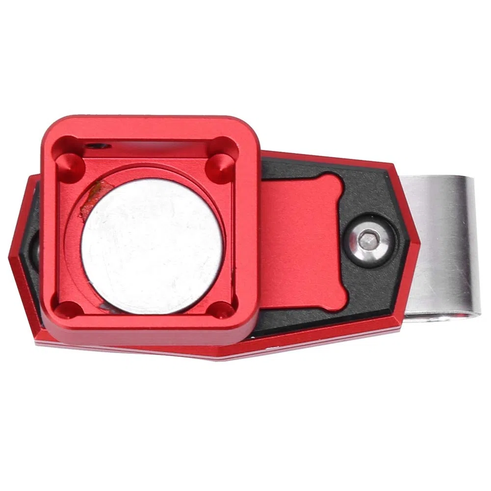 VGEBY Porte-Craie avec Clip Magnétique, Mini étui à Craie de Billard Magnétique Portable avec Accessoires de Billard de Billard à Clip Fixe