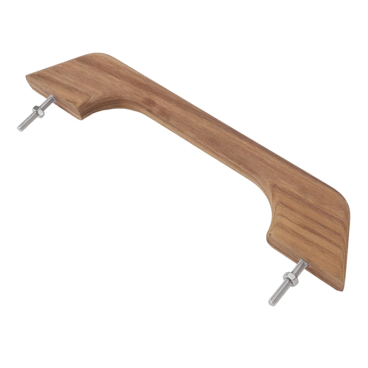 Fabater Main Courante en Teck - Boucle Simple Poignée de Maintien pour Bateau de 12 Pouces - Barre D'appui Résistant Aux Intempéries - Accessoires Marins D'accoudoir de Navigation de Plaisance de RV