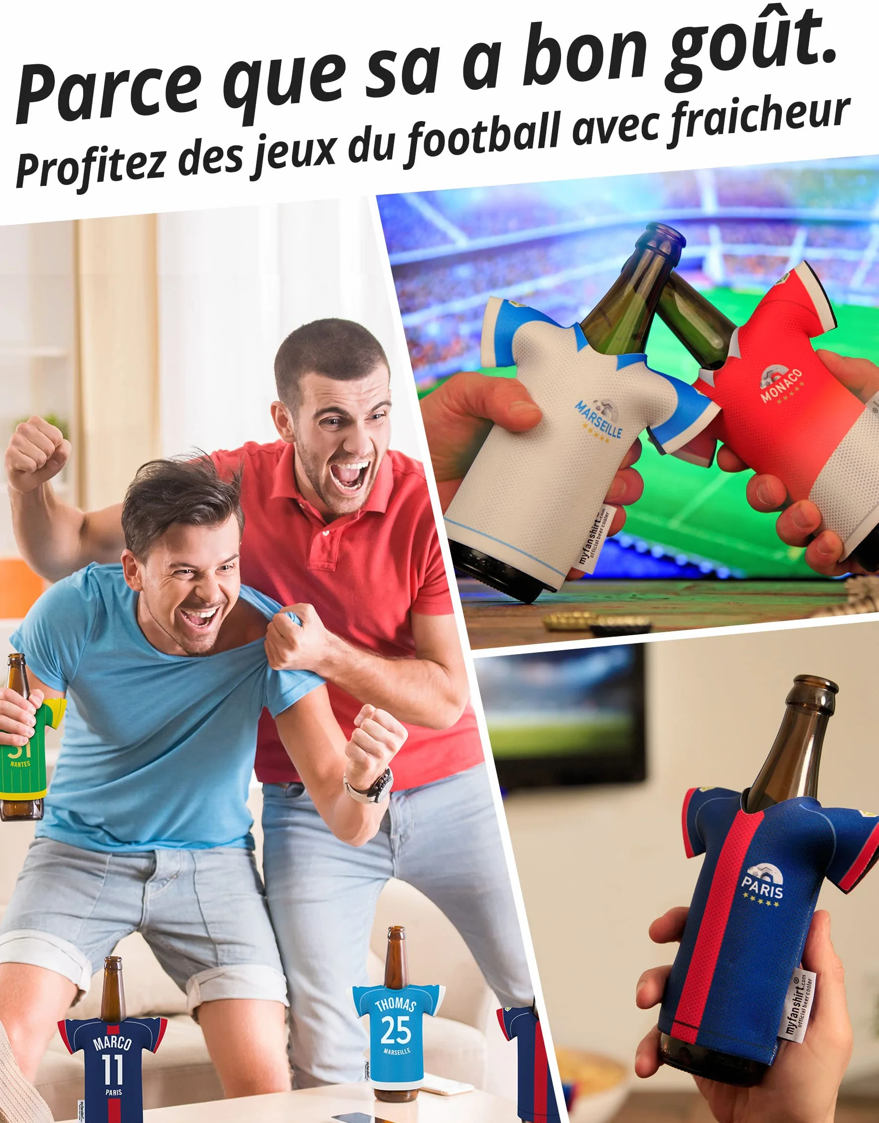myfanshirt Strasbourg Maillot/Housse Refroidisseur de bière en Jersey - Convient à Hommes by FRFRT