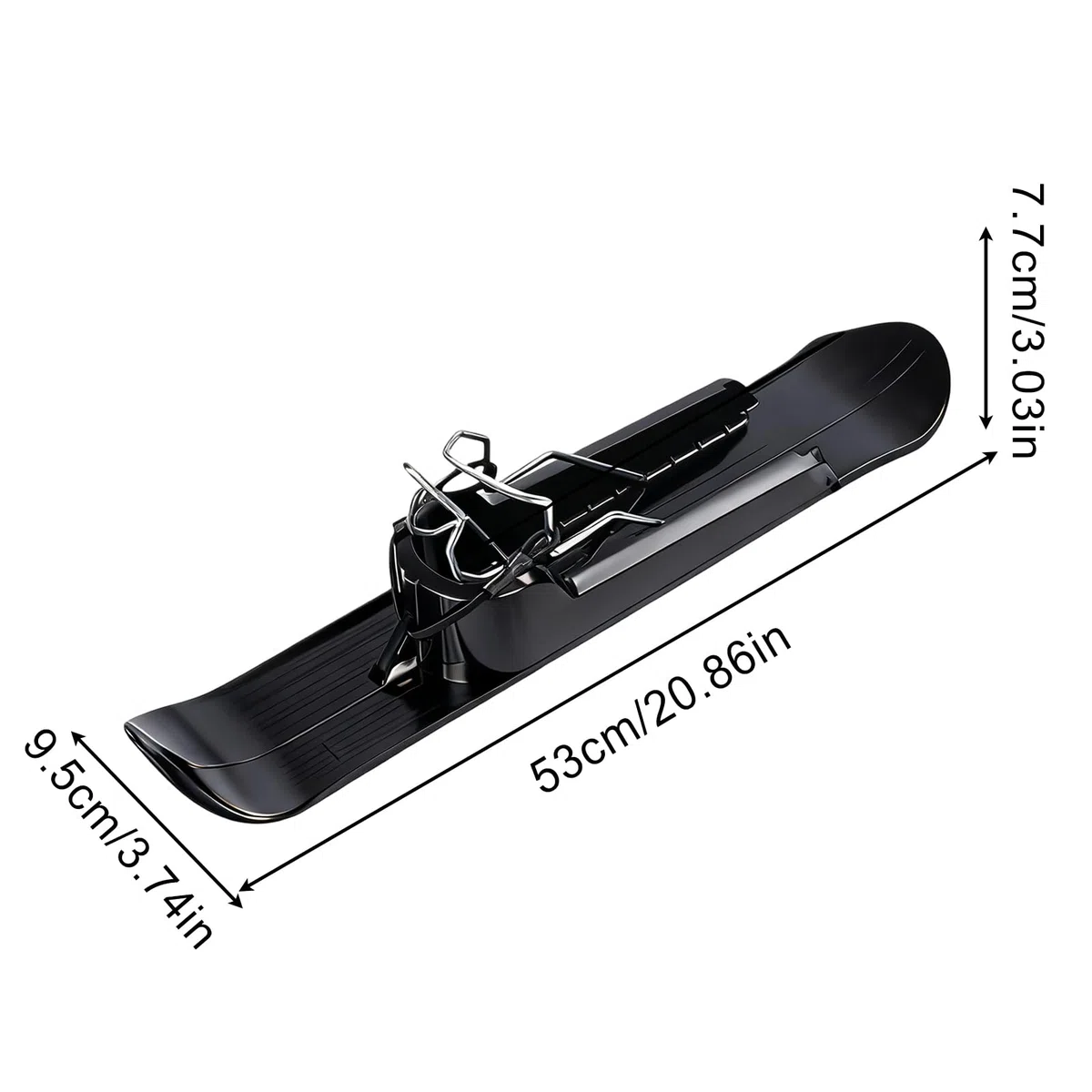 Ski Poussette Luge À Neige pour Scooter Ensemble Multifonctionnel De Ski Et Scooter sur Neige Planche De Skis Et Planche À roulettes De Plage pour Fauteuils Roulants